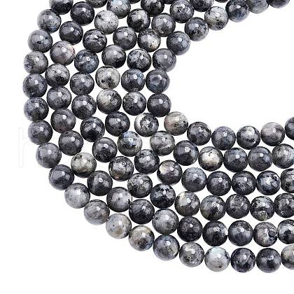 ARRICRAFT Natural Larvikite Beads Strands G-AR0001-22-1