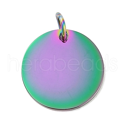 Ion Plating(IP) 304 Stainless Steel Pendants STAS-I311-32E-RC-1