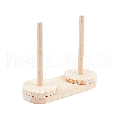 Rotatable Wooden Yarn Spinner DIY-WH0257-63-1