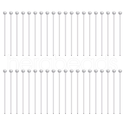 BENECREAT 925 Sterling Silver Ball Head Pins STER-BC0002-16C-1