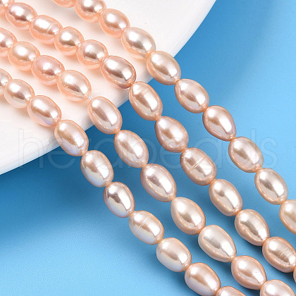 Natural Cultured Freshwater Pearl Beads Strands PEAR-N012-AA-02-1