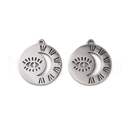 304 Stainless Steel Pendants STAS-U052-02A-P-1