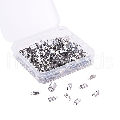 304 Stainless Steel Folding Crimp Ends STAS-CJ0001-49-1