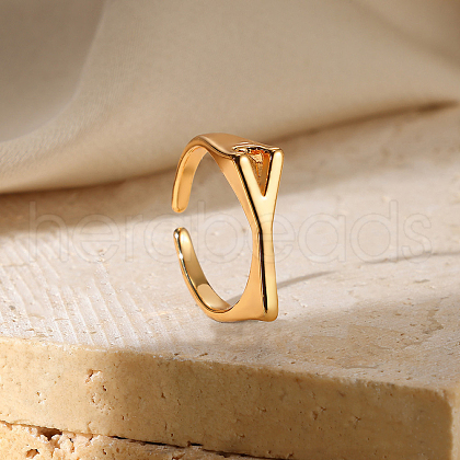 Alloy Adjustable Open Cuff Rings FS-WG3F88F-49-1