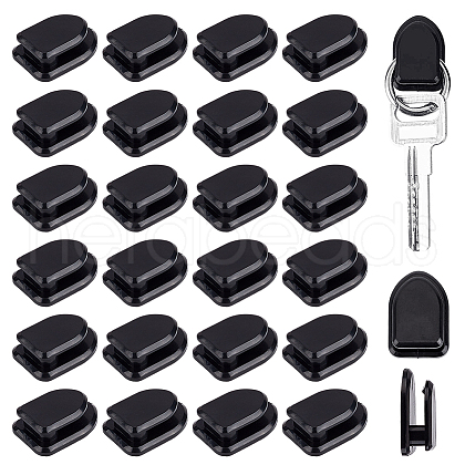 CRASPIRE 40Pcs Resin Car Mini Hooks AJEW-CP0008-52-1