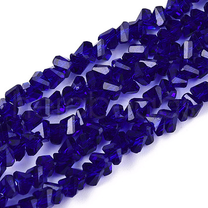 Transparent Glass Beads Strands GLAA-N018-4mm-10-1