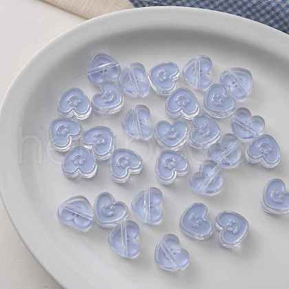 Acrylic Enamel Beads OACR-I011-22F-1