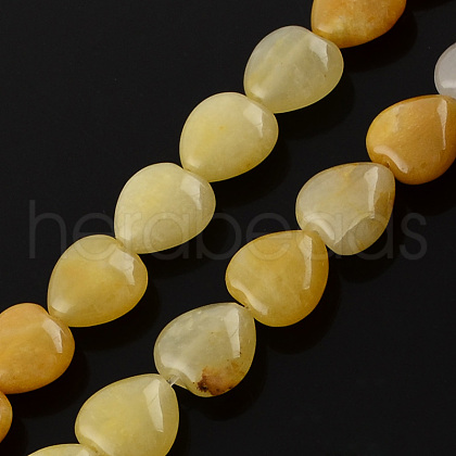 Natural Topaz Jade Bead Strands G-R190-20mm-08-1