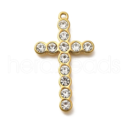 304 Stainless Steel Pendants STAS-E545-06G-1