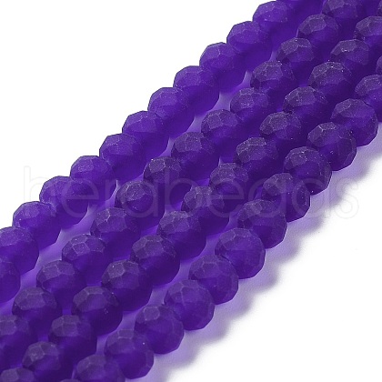 Transparent Glass Beads Strands X-EGLA-A034-T10mm-MD06-1
