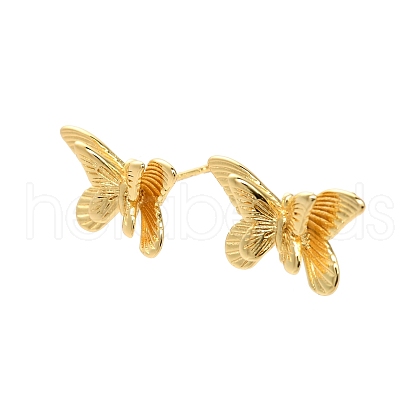 304 Stainless Steel Stud Earrings EJEW-P316-08G-1