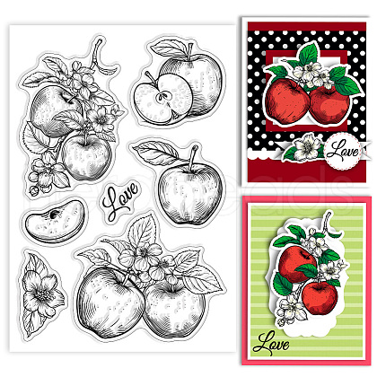Custom Summer Theme PVC Plastic Clear Stamps DIY-WH0631-0460-1