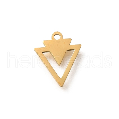 304 Stainless Steel Charms STAS-S144-01G-F-1