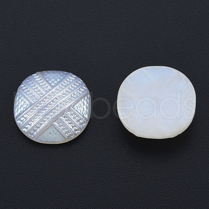 ABS Plastic Imitation Pearl Cabochons KY-N015-33-1