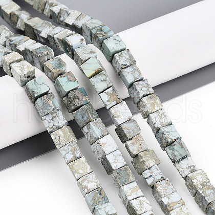 Natural Variscite Beads Strands G-T140-41A-1
