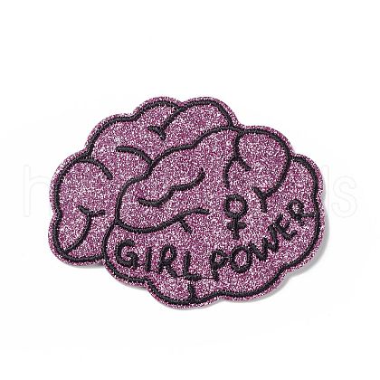 Feminism Theme Computerized Embroidery Cloth Iron on/Sew on Patches PATC-PW0002-06D-1