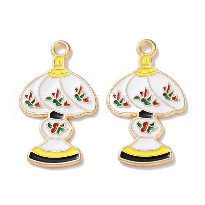 Alloy Enamel Pendants ENAM-O001-11R-G-1