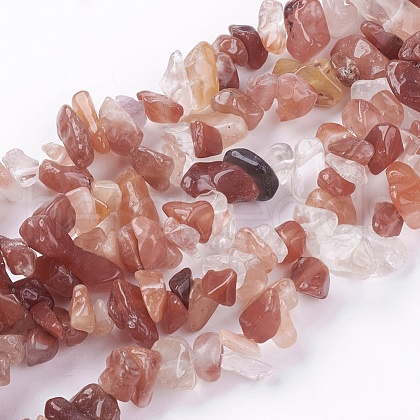 Natural Carnelian Stone Bead Strands G-R192-10-1