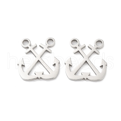Non-Tarnish 316 Surgical Stainless Steel Charms STAS-Q314-22P-1