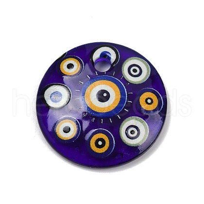 Handmade Lampwork Pendants LAMP-R005-01C-1