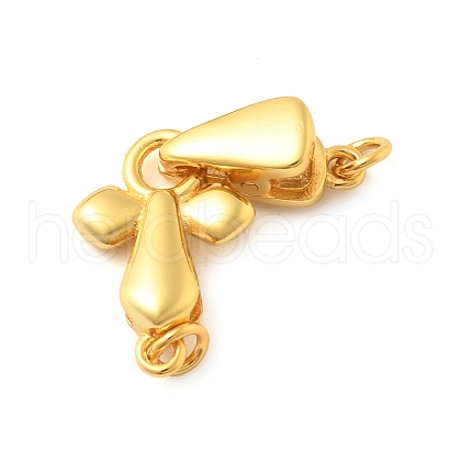 925 Sterling Silver Fold Over Clasps STER-S013-05G-1