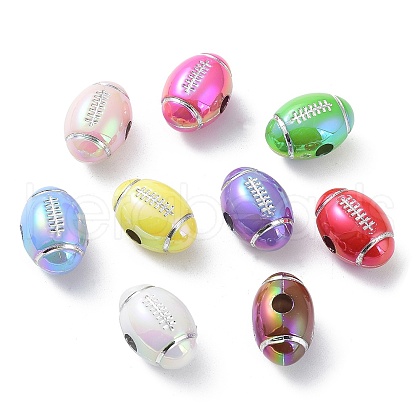 UV Plating Opeque Acrylic Beads MACR-K351-23-1