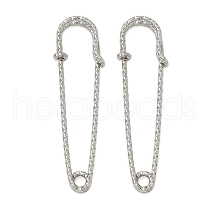 304 Stainless Steel Safety Pins Brooch Findings STAS-K252-11E-P-1