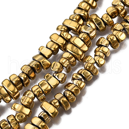 Electroplate Non-magnetic Synthetic Hematite Beads Strands G-T061-102L-1