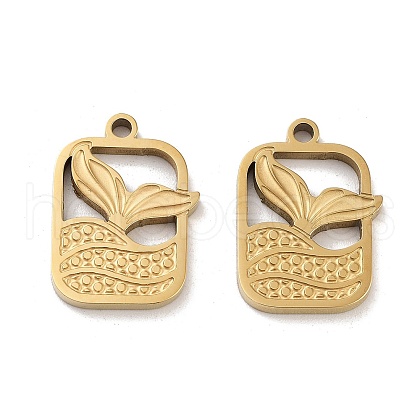 Ion Plating(IP) 304 Stainless Steel Pendants STAS-I309-10G-1