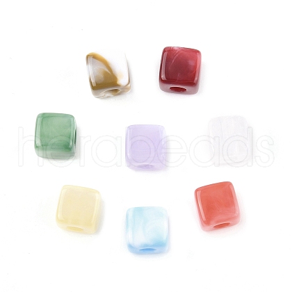 Acrylic Imitation Gemstone Besds OACR-Z029-02-1