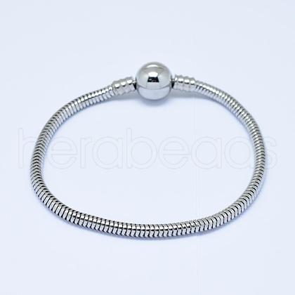 304 Stainless Steel European Style Bracelets for Jewelry Making PPJ-F002-01B-1