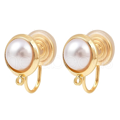 Half Round Brass Ear Cuff Findings KK-F902-02G-1
