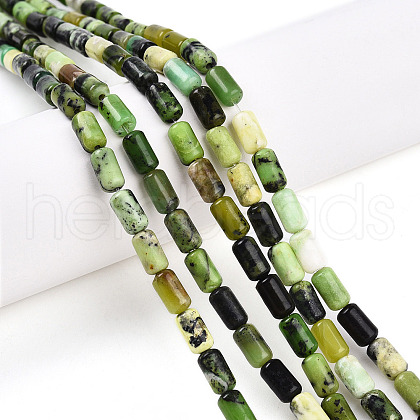 Natural Serpentine Beads Strands G-N346-01A-04-1