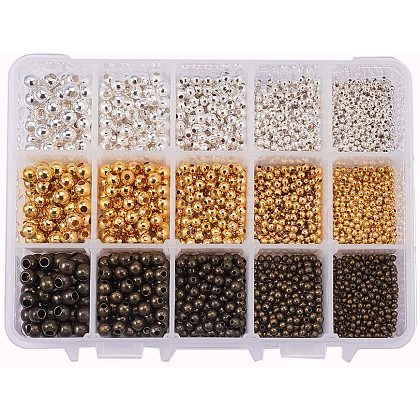 Brass Spacer Beads KK-PH0034-75-1