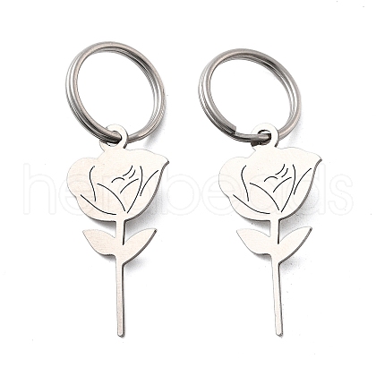 304 Stainless Steel Keychain KEYC-V001-01P-1