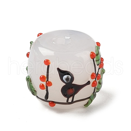 Handmade Lampwork Bumpy Beads LAMP-M025-01A-1