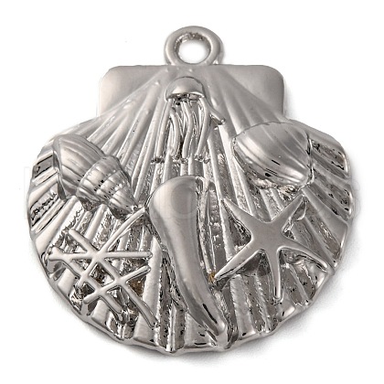 Rack Plating Brass Pendants KK-Z070-02P-02-1