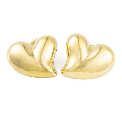 Left and Right Ion Plating(IP) 304 Stainless Steel Stud Earrings for Women EJEW-A049-06G-1