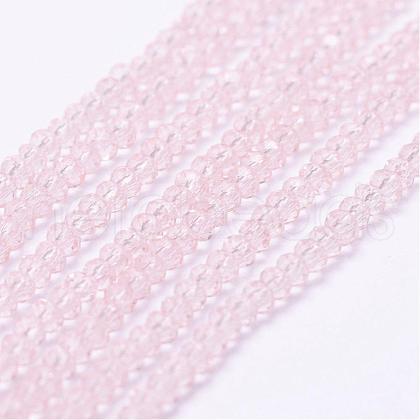 Transparent Glass Beads Strands EGLA-K010-A03-1