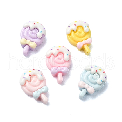 Macaron Color Opaque Resin Decoden Cabochons X-CRES-Q221-01C-1