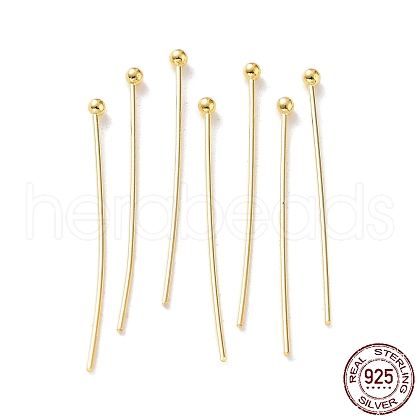 925 Sterling Silver Head Pins STER-M117-05D-G-1