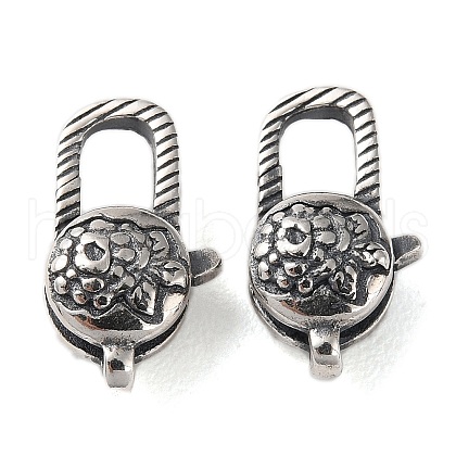 925 Thailand Sterling Silver Lobster Claw Clasps STER-D003-38AS-1
