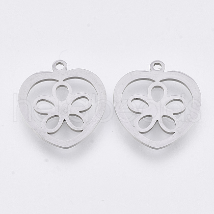Non-Tarnish 201 Stainless Steel Pendants STAS-T044-110P-1