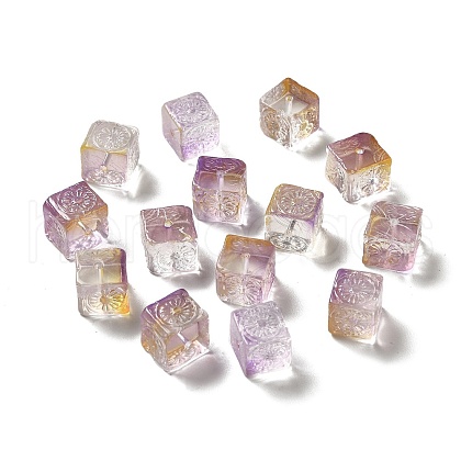 Transparent Glass Beads GLAA-D025-02I-1