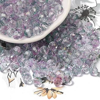 Transparent Colours Glass Round Beads SEED-F006-04A-07-1