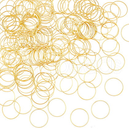 Unicraftale 200Pcs Brass Linking Rings UNKW-UN0002-99A-1