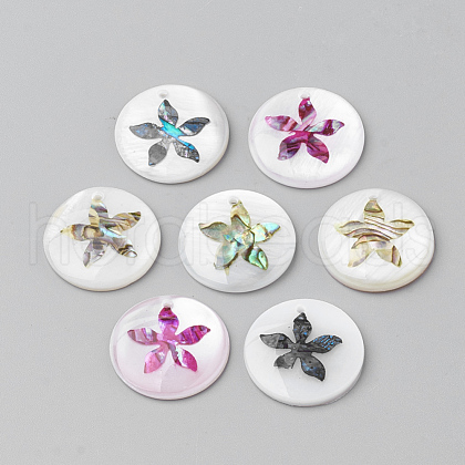 Freshwater Shell Pendants SHEL-Q016-042-1