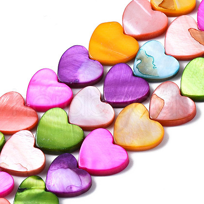Natural Freshwater Shell Beads Strands X-SHEL-S278-024B-1