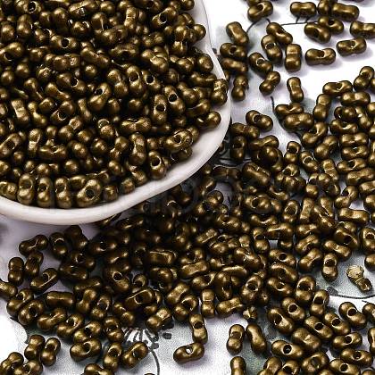 Baking Paint Glass Seed Beads SEED-L011-12A-10-1