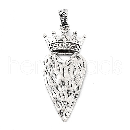 Tibetan Style Alloy Big Pendants PALLOY-D362-02AS-C-1